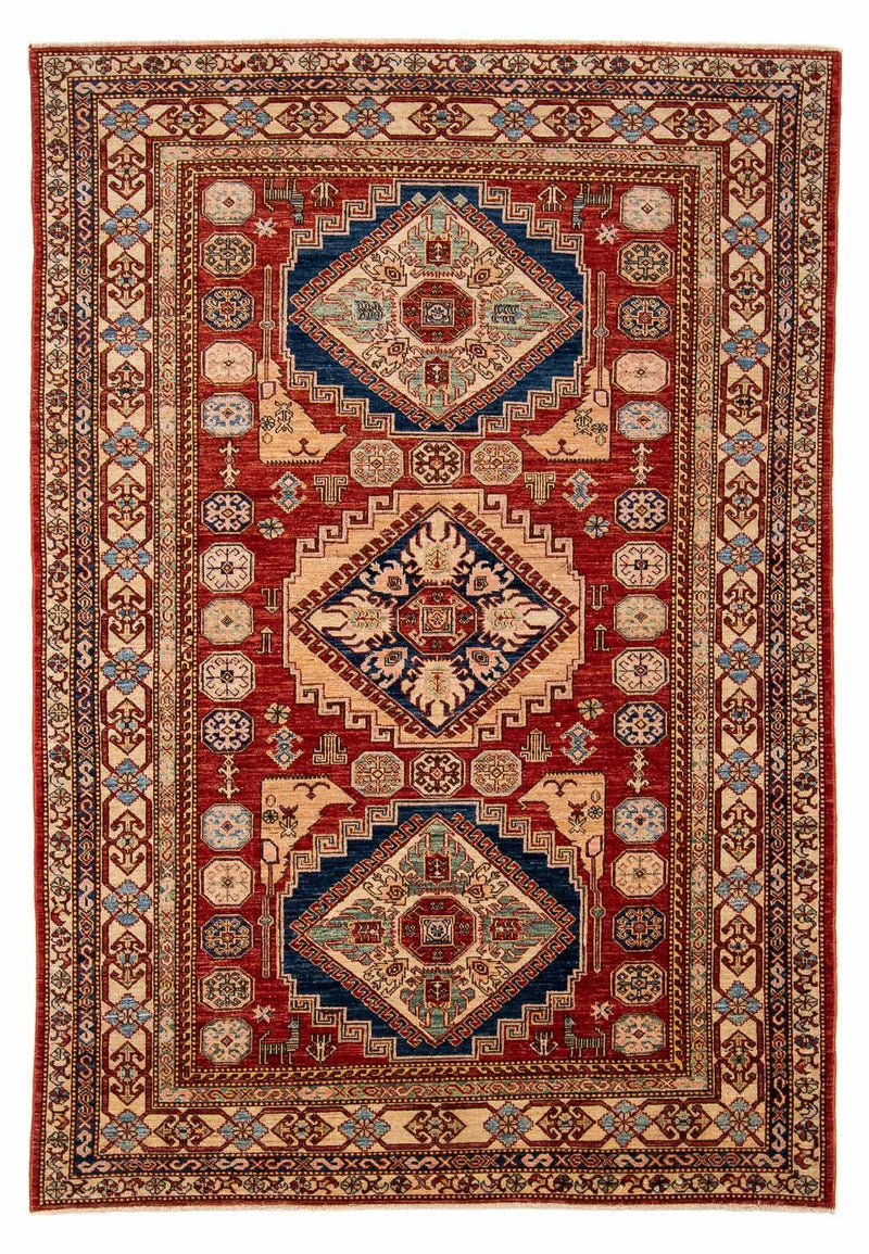 Tappeto Ziegler - Kazak - 242 x 167 cm - rosso scuro