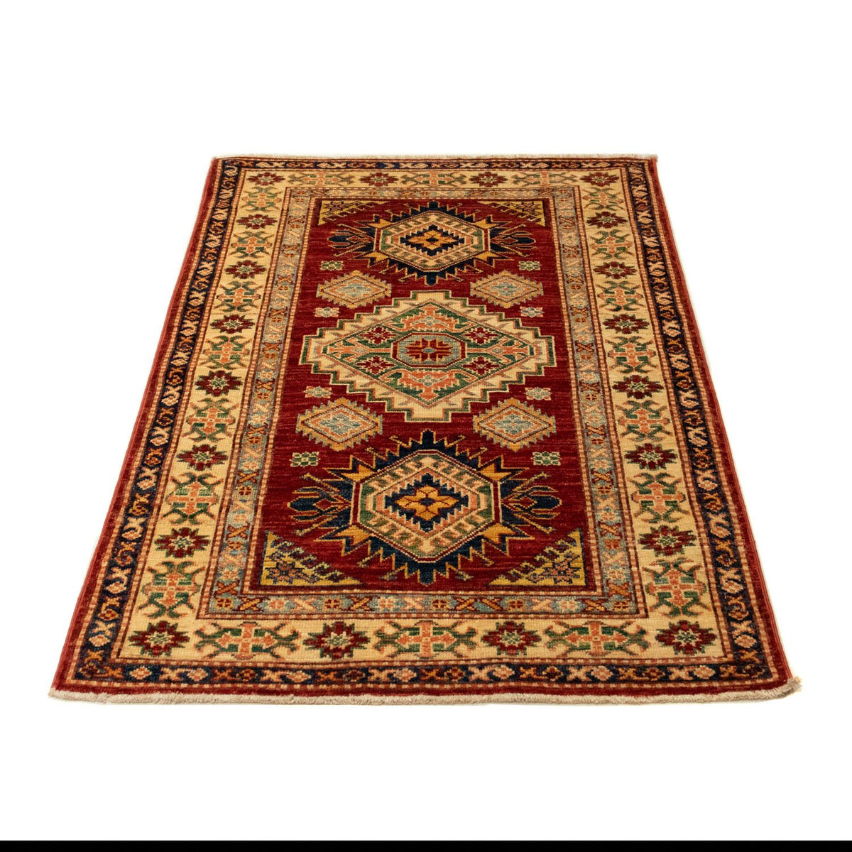 Tappeto Ziegler - Kazak - 124 x 84 cm - rosso scuro