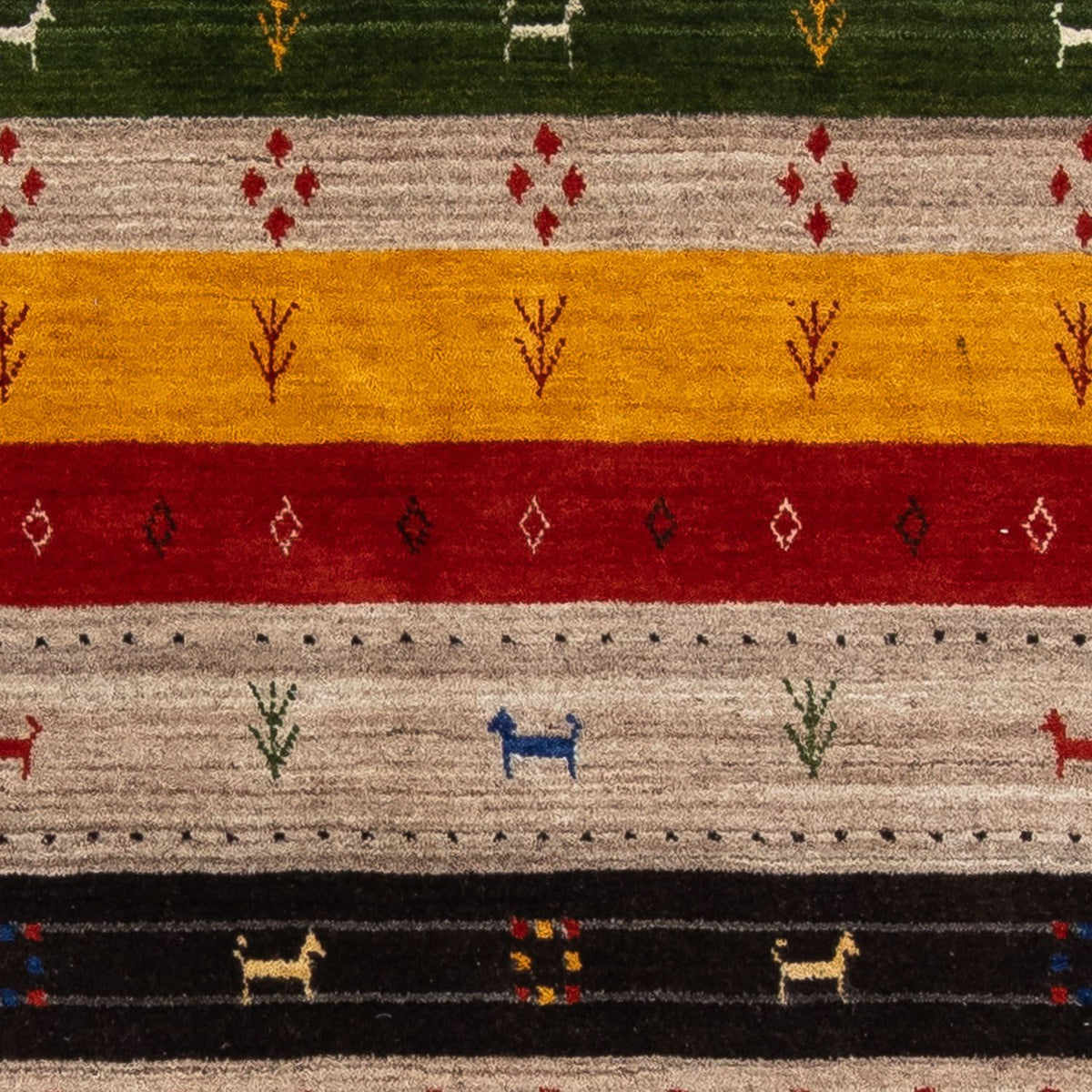 Tappeto Gabbeh - Loribaft Persero - 200 x 140 cm - multicolore