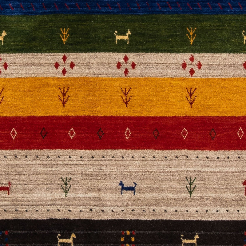 Tappeto Gabbeh - Loribaft Persero - 202 x 143 cm - multicolore