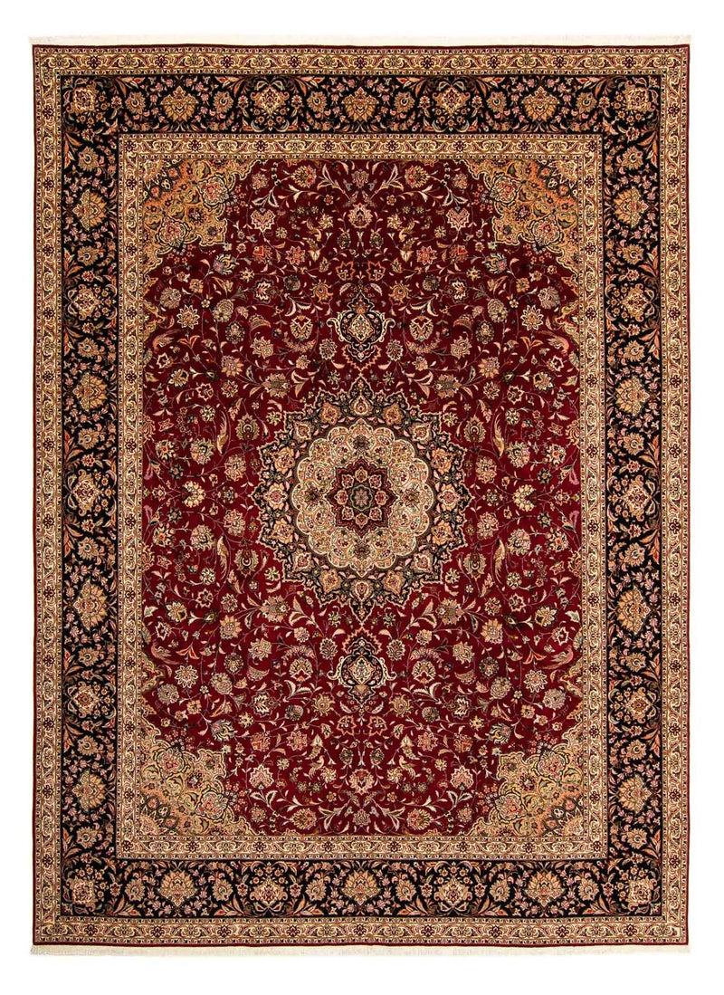 Tappeto Persero - Tabriz - Reale - 393 x 298 cm - rosso scuro