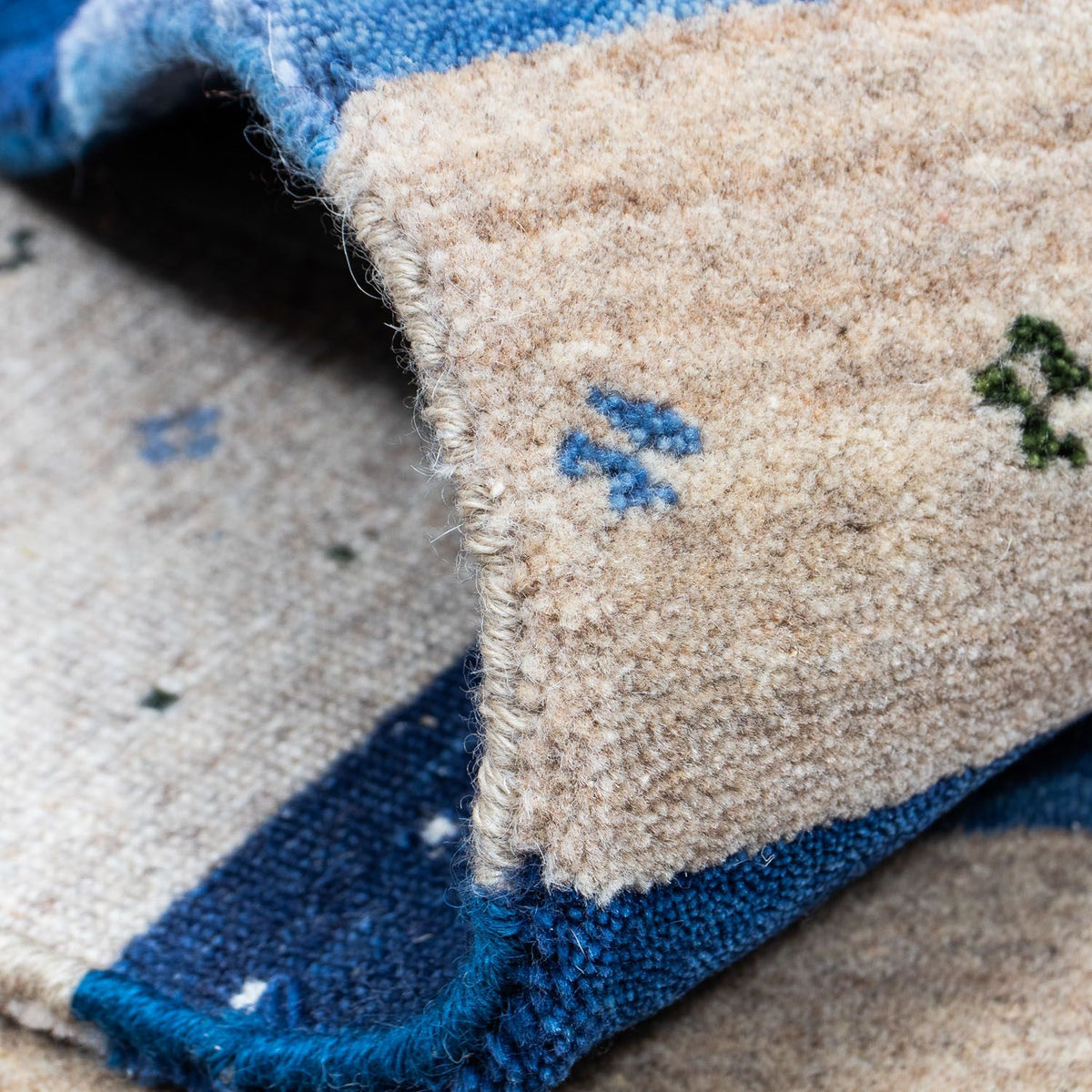 Tappeto Gabbeh - Loribaft Persero - 201 x 144 cm - blu scuro