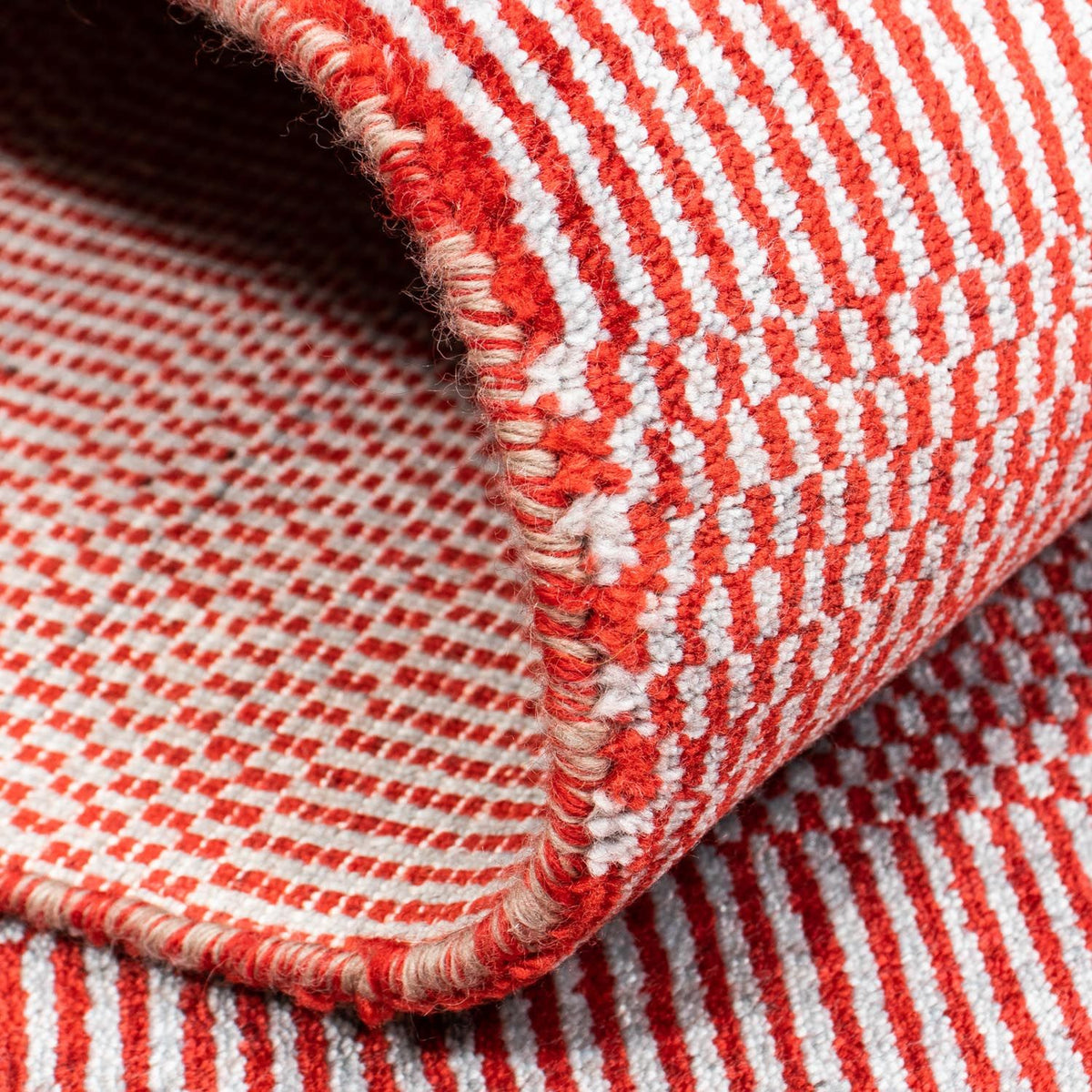 Tappeto di design - 201 x 142 cm - rosso