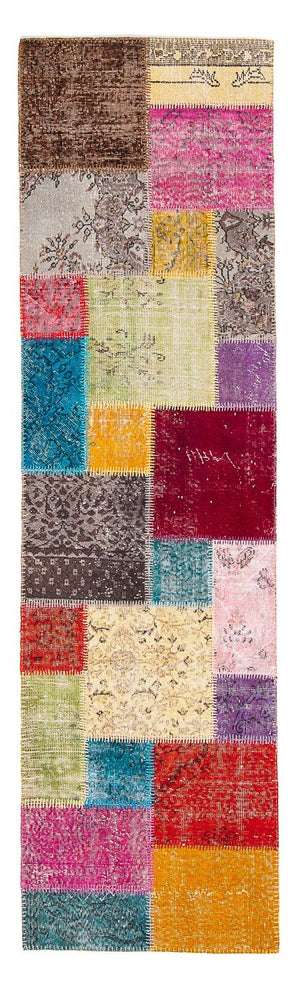 Tappeto corsia Tappeto Patchwork - 300 x 85 cm - multicolore