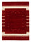 Tappeto Gabbeh - Loribaft Persero - 203 x 141 cm - rosso