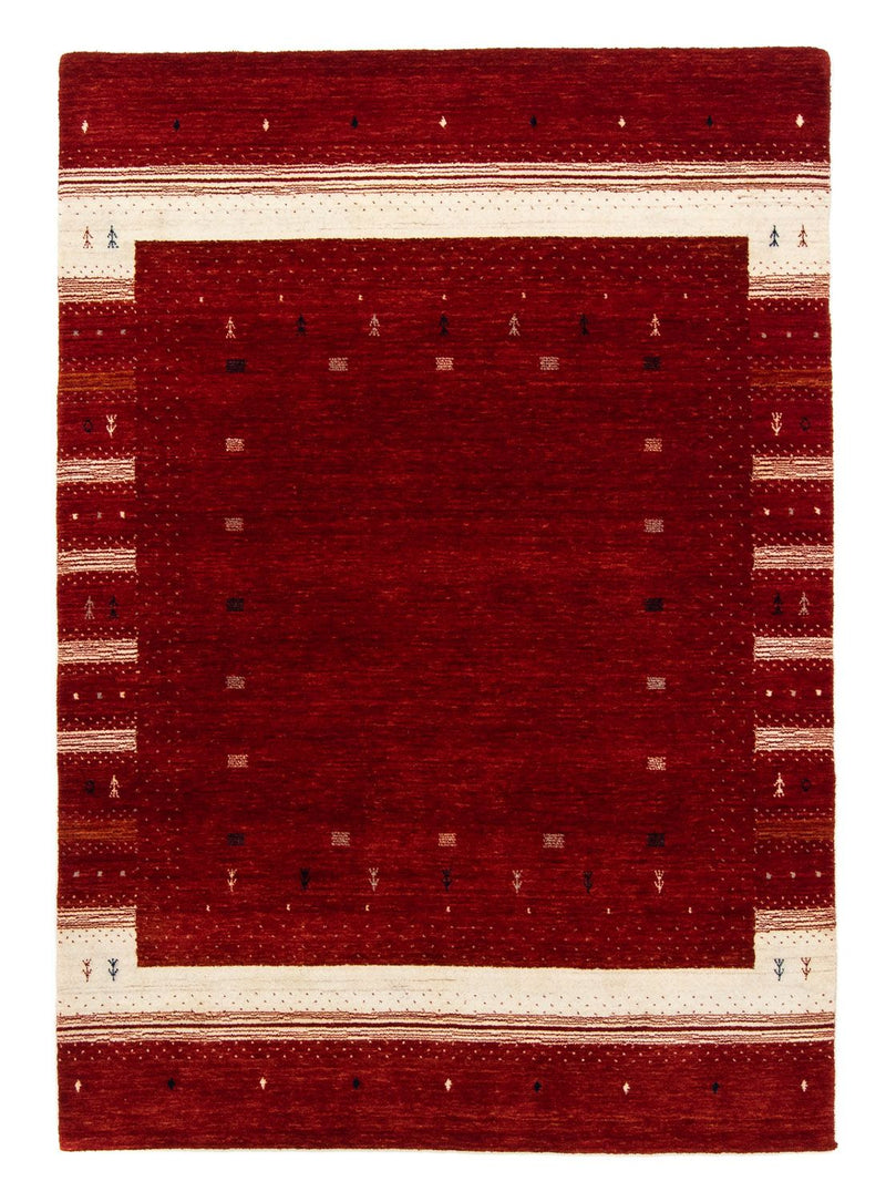 Tappeto Gabbeh - Loribaft Persero - 203 x 141 cm - rosso