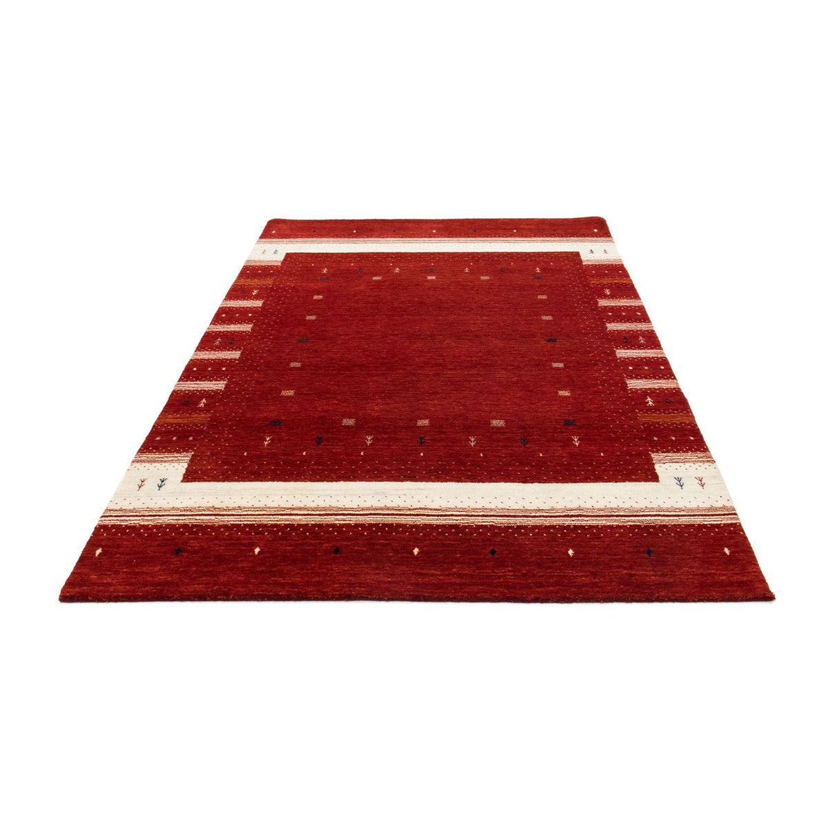 Tappeto Gabbeh - Loribaft Persero - 203 x 141 cm - rosso