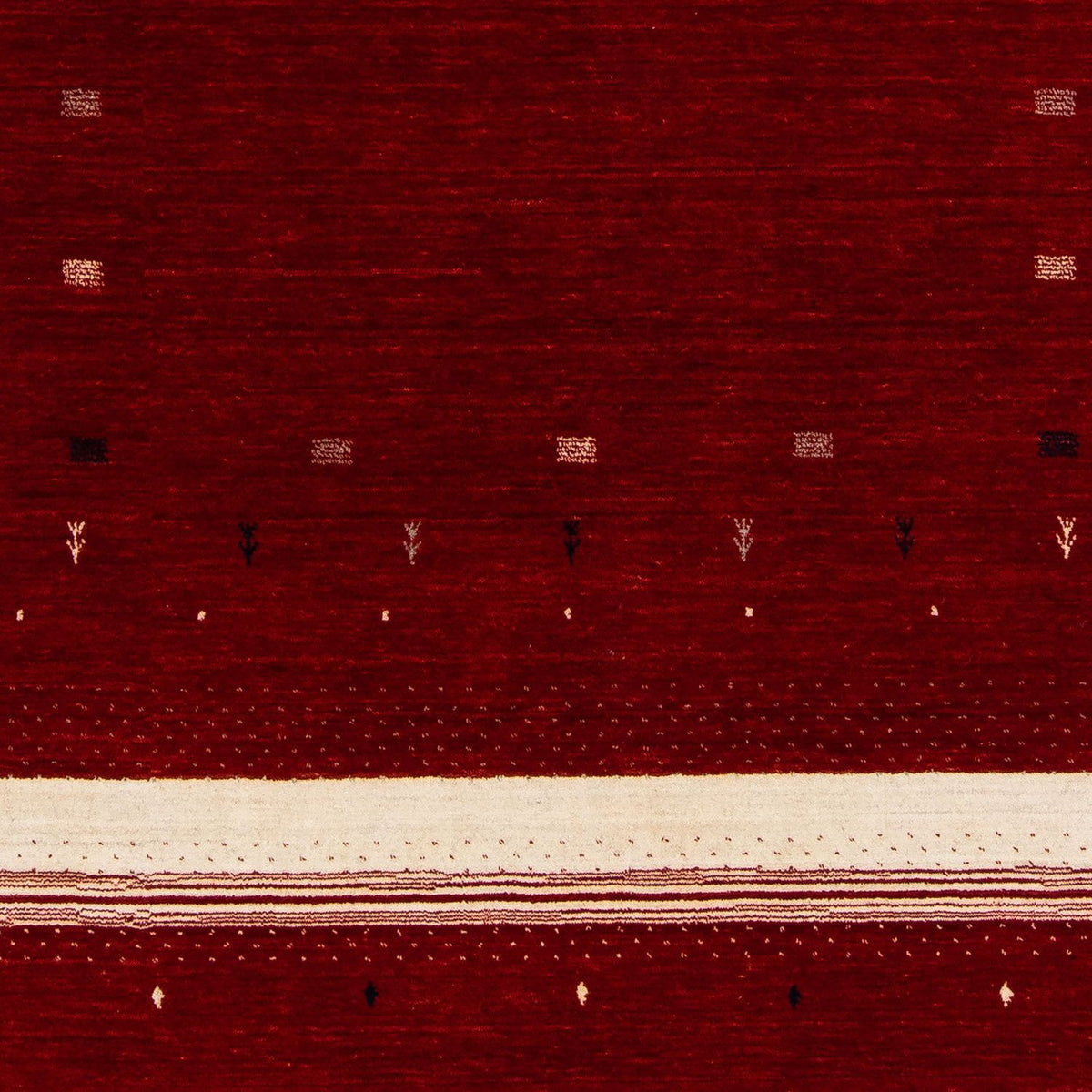 Tappeto Gabbeh - Loribaft Persero - 240 x 172 cm - rosso
