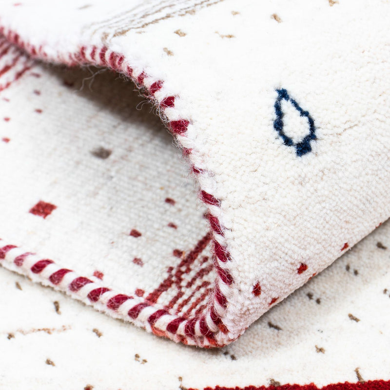 Tappeto Gabbeh - Loribaft Persero - 198 x 140 cm - beige