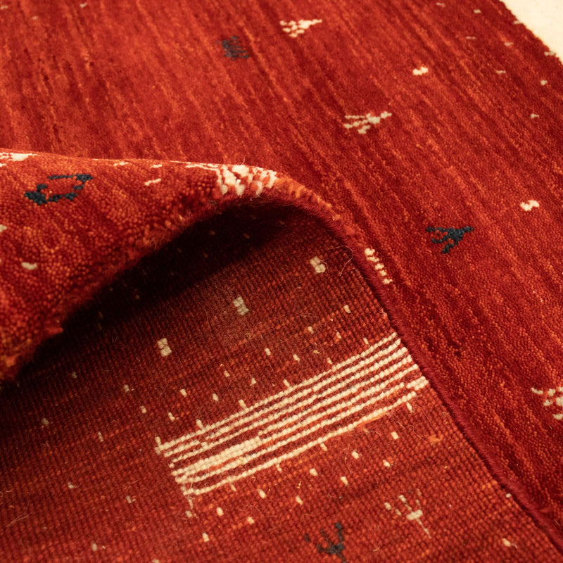 Tappeto Gabbeh - Loribaft Persero - 162 x 94 cm - rosso