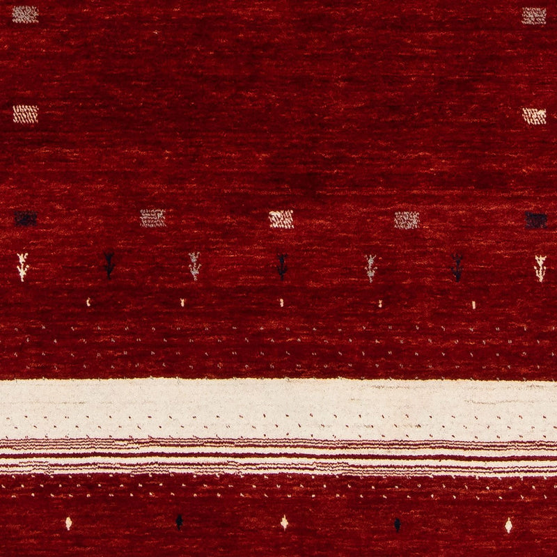 Tappeto Gabbeh - Loribaft Persero - 204 x 140 cm - rosso