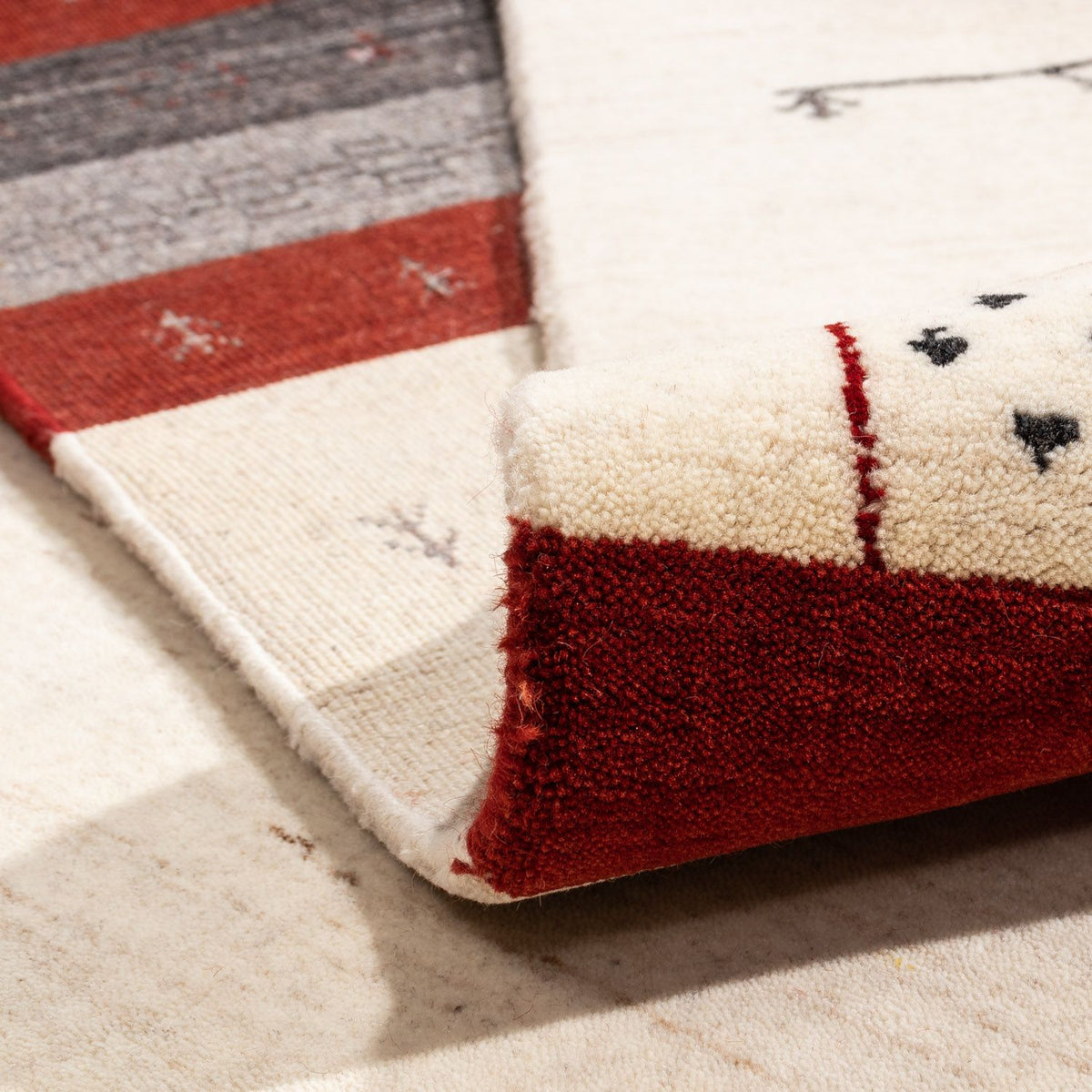 Tappeto Gabbeh - Loribaft Persero - 350 x 248 cm - beige