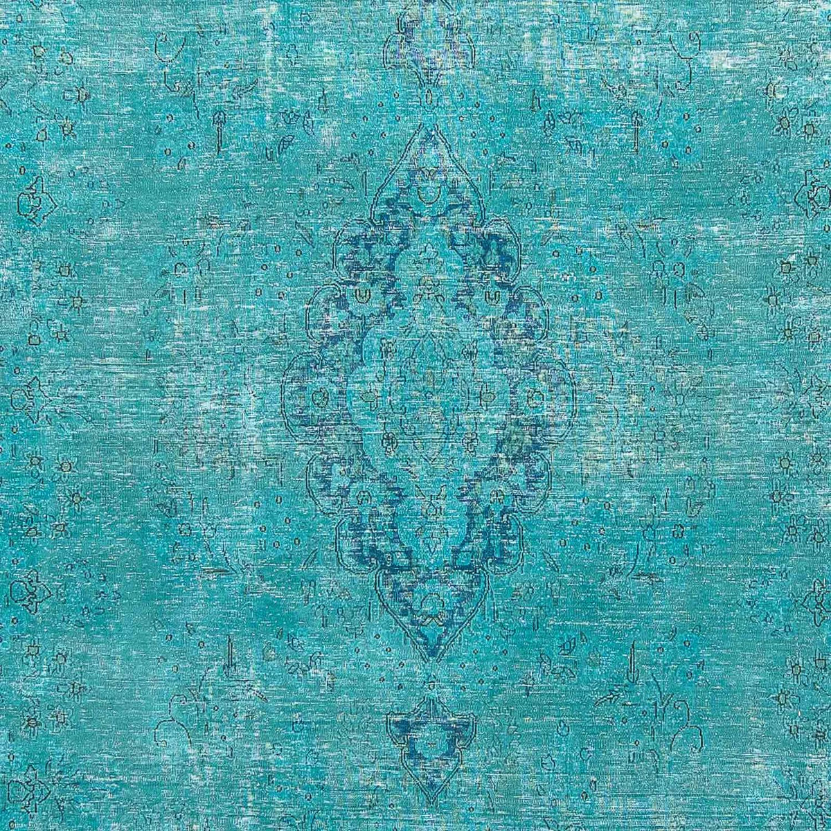 Tappeto vintage - 395 x 295 cm - blu