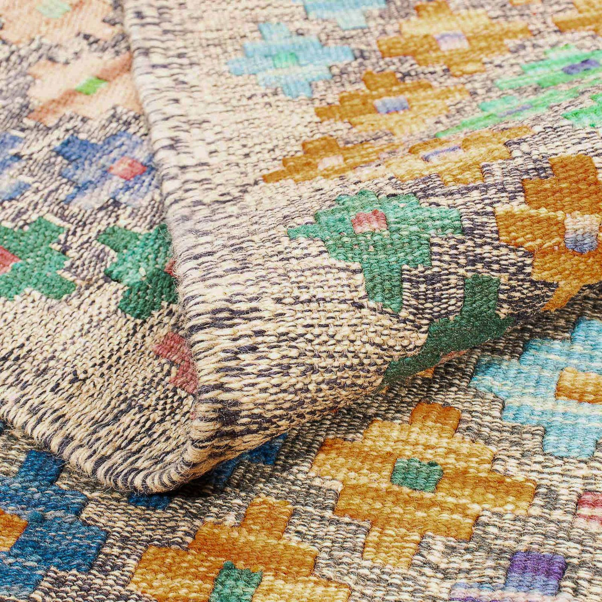 Tappeto Kelim - Splash - 290 x 202 cm - multicolore