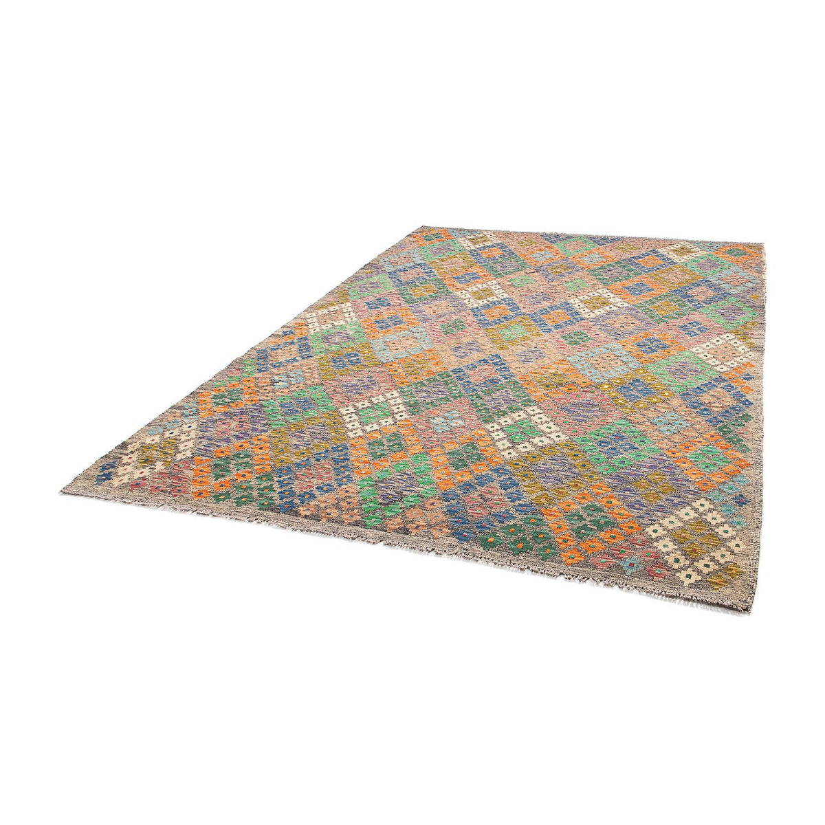 Tappeto Kelim - Splash - 290 x 202 cm - multicolore