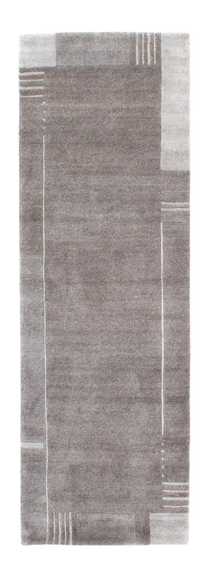 Tappeto corsia Tappeto Nepal - 250 x 80 cm - grigio
