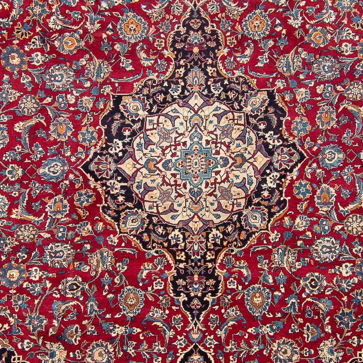 Tappeto Persero - Keshan - 375 x 291 cm - rosso