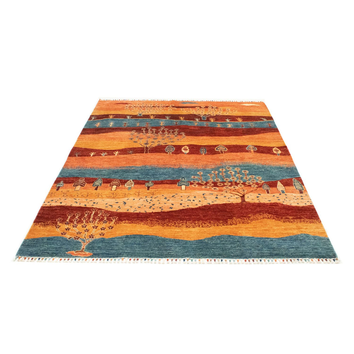 Tappeto Gabbeh - Loribaft Persero - 204 x 150 cm - multicolore