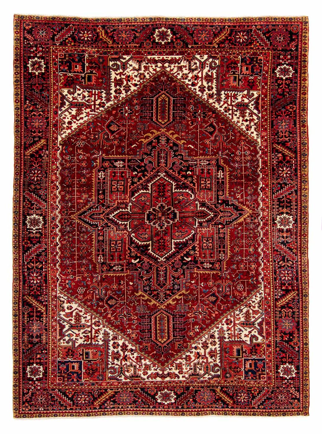 Tappeto Persero - Nomade - 393 x 304 cm - rosso scuro