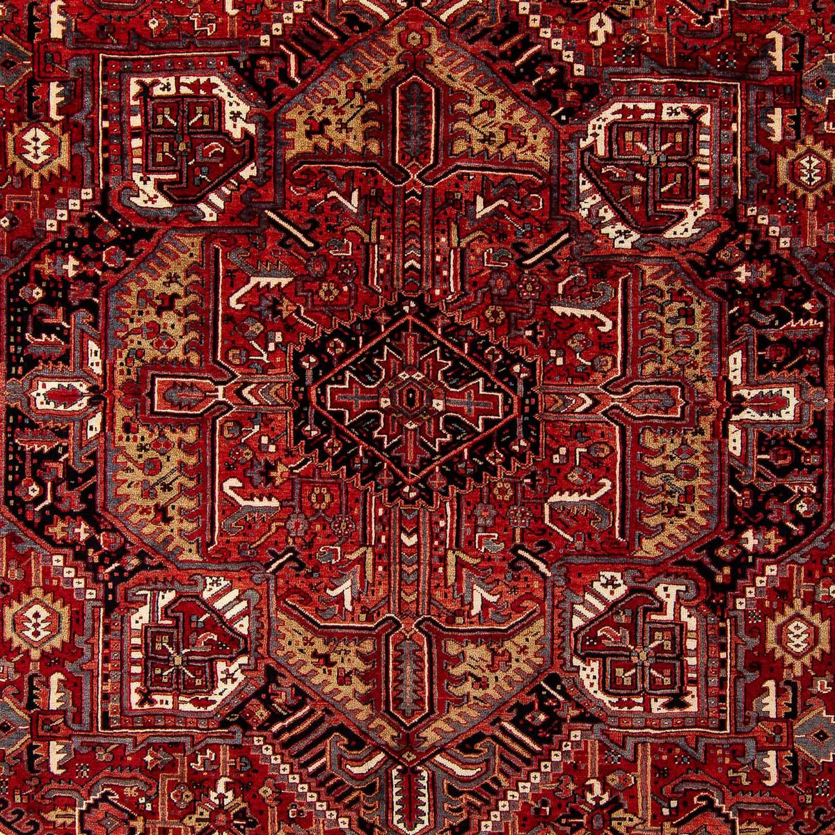 Tappeto Persero - Nomade - 410 x 306 cm - rosso scuro
