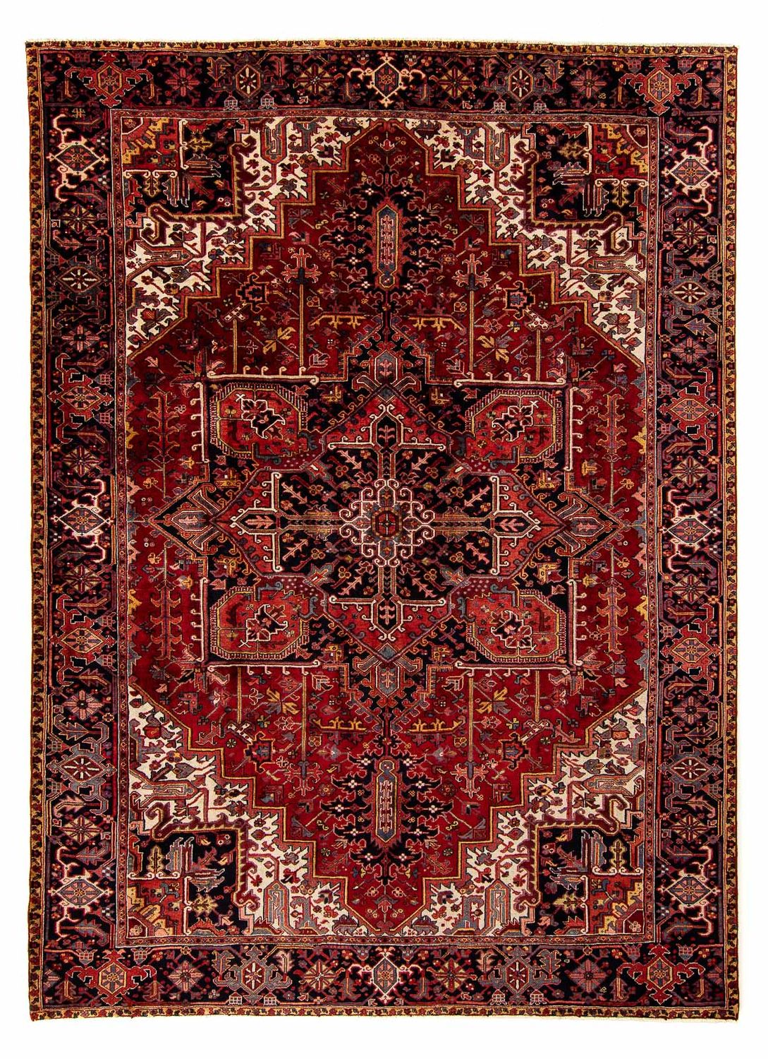 Tappeto Persero - Nomade - 380 x 310 cm - rosso scuro