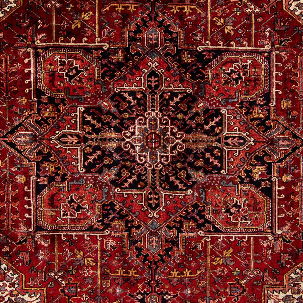 Tappeto Persero - Nomade - 380 x 310 cm - rosso scuro