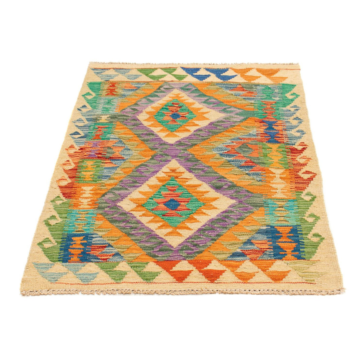 Tappeto Kelim - Splash - 125 x 80 cm - multicolore