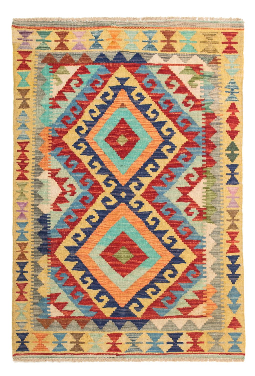 Tappeto Kelim - Splash - 125 x 80 cm - multicolore