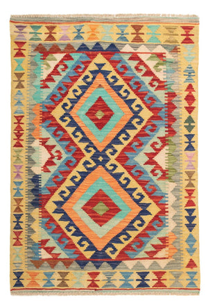 Tappeto Kelim - Splash - 125 x 80 cm - multicolore