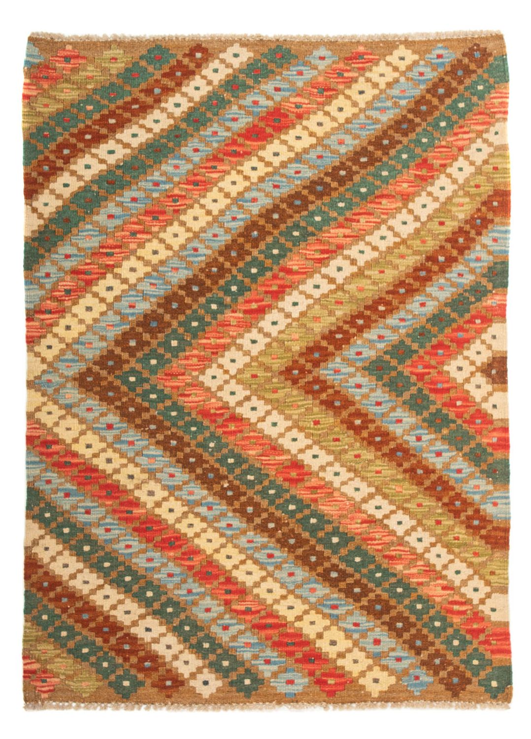 Tappeto Kelim - Splash - 125 x 80 cm - multicolore