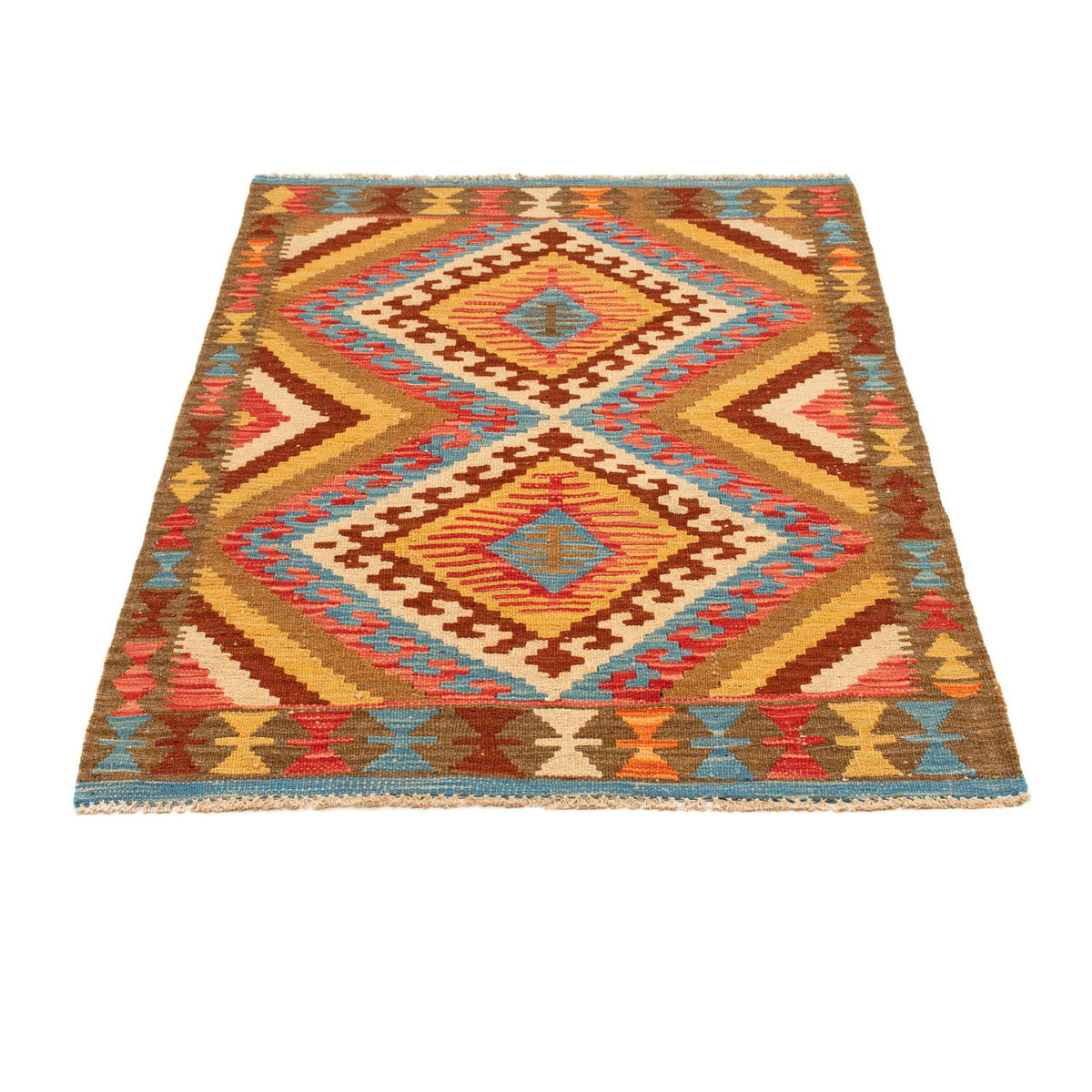 Tappeto Kelim - Splash - 121 x 85 cm - multicolore