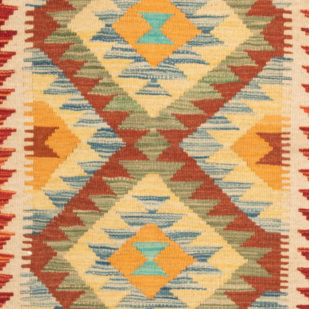 Tappeto Kelim - Splash - 124 x 86 cm - multicolore