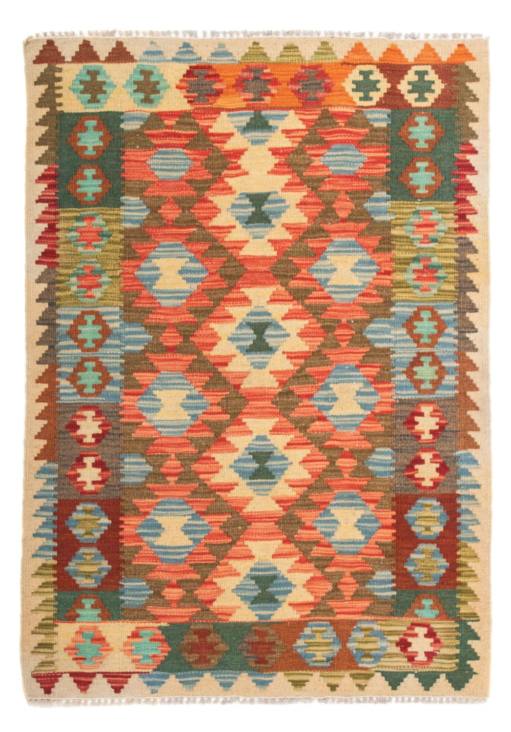 Tappeto Kelim - Splash - 125 x 80 cm - multicolore