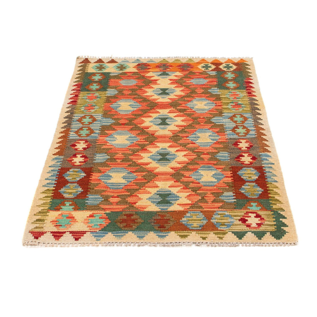 Tappeto Kelim - Splash - 125 x 80 cm - multicolore