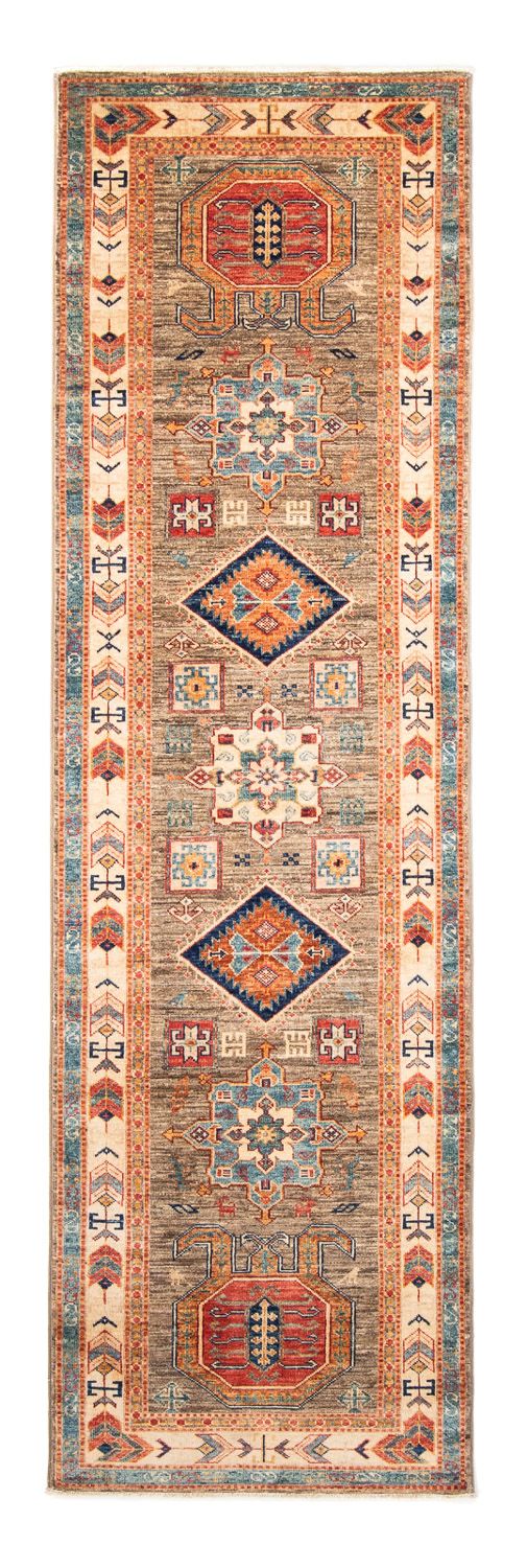 Tappeto corsia Tappeto Ziegler - Kazak - 249 x 73 cm - marrone chiaro