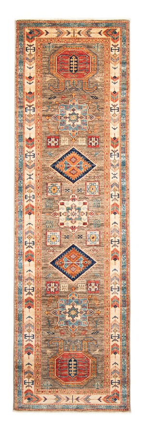 Tappeto corsia Tappeto Ziegler - Kazak - 249 x 73 cm - marrone chiaro