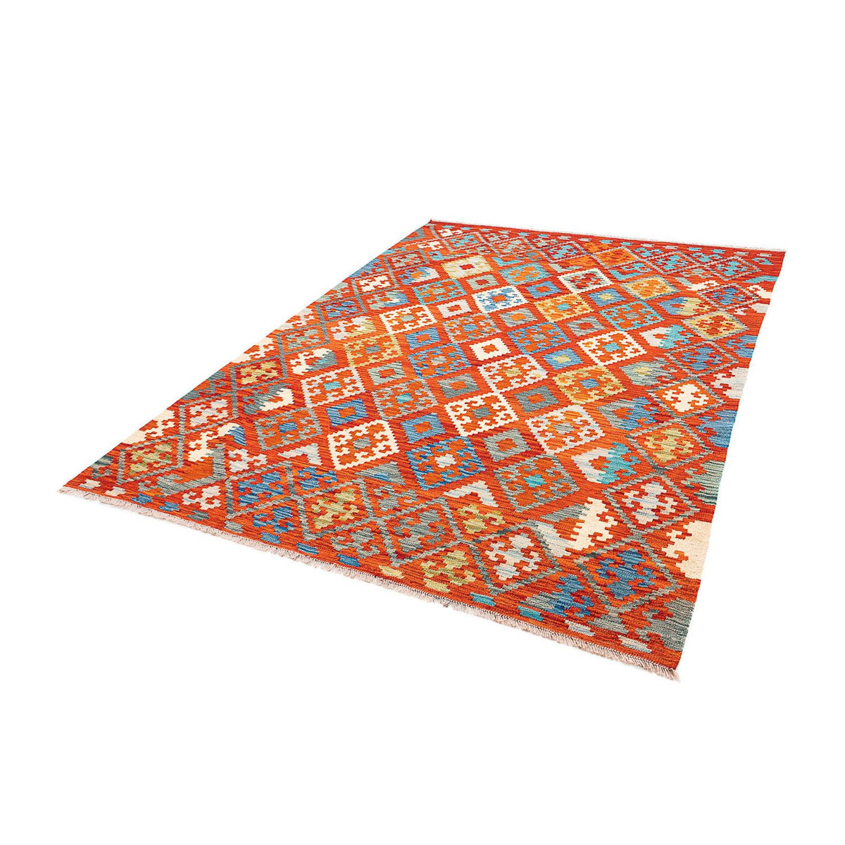 Tappeto Kelim - Splash - 226 x 170 cm - multicolore