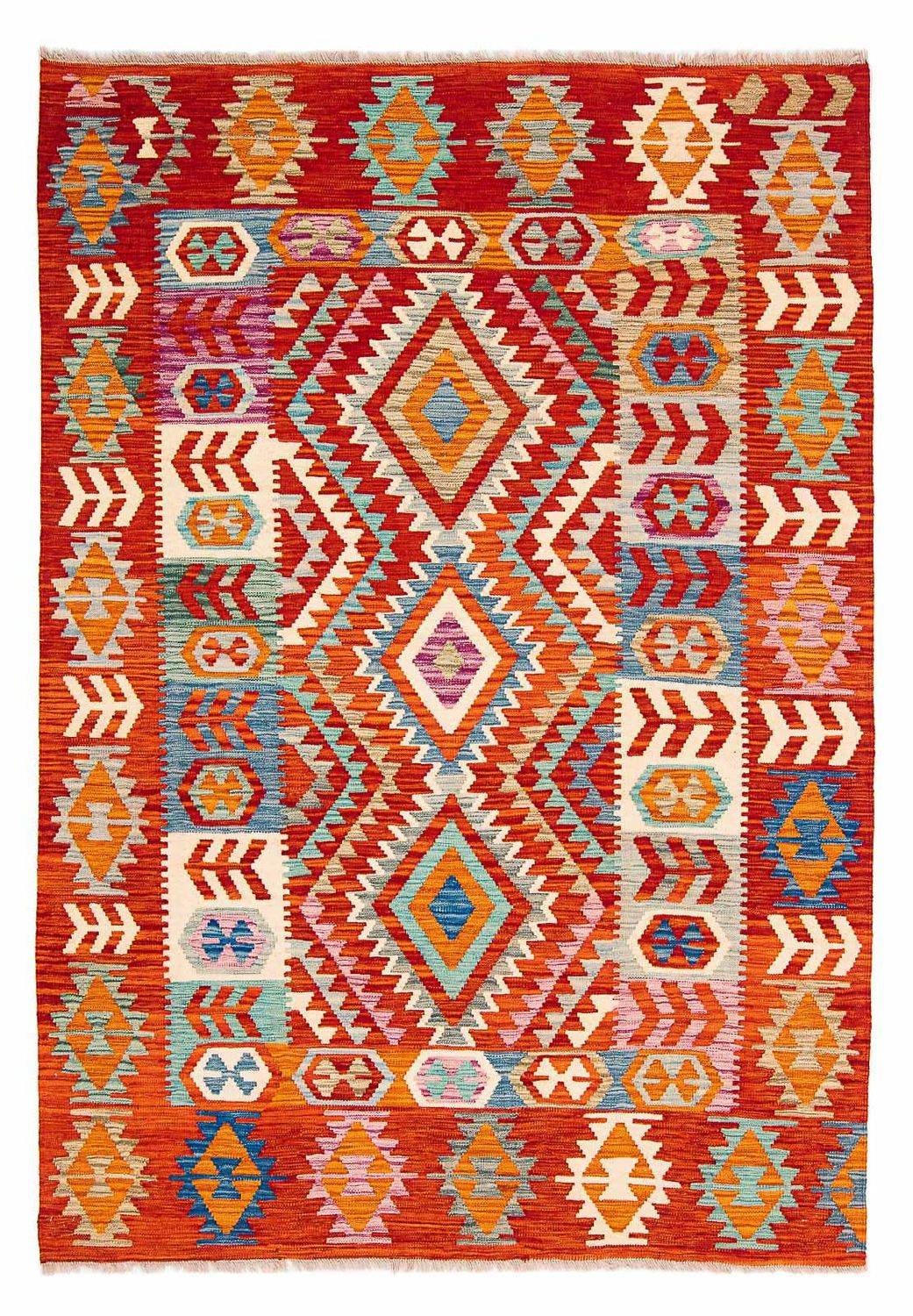 Tappeto Kelim - Splash - 236 x 170 cm - multicolore