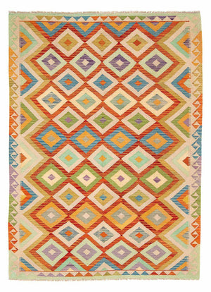 Tappeto Kelim - Splash - 241 x 171 cm - multicolore
