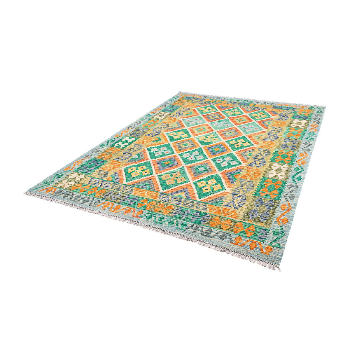 Tappeto Kelim - Splash - 245 x 185 cm - multicolore