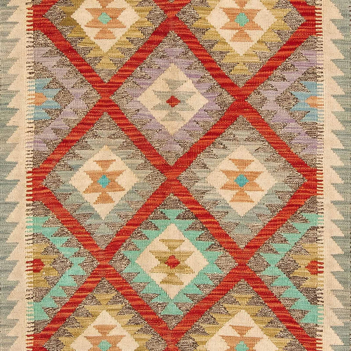 Tappeto Kelim - Splash - 239 x 174 cm - multicolore