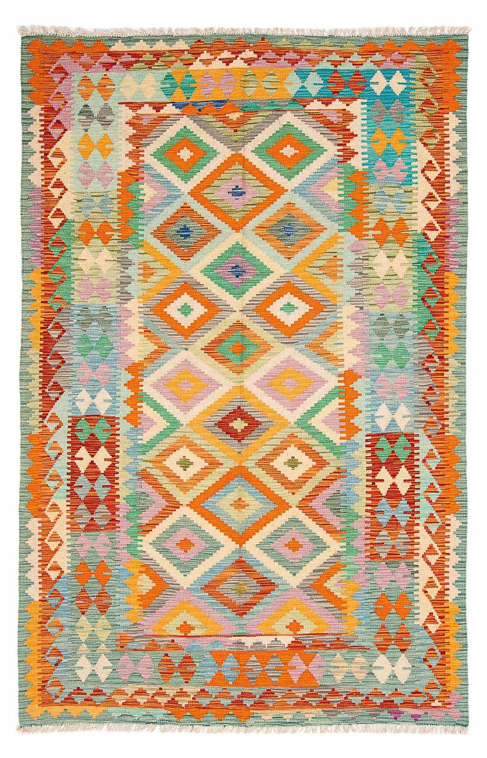 Tappeto Kelim - Splash - 250 x 169 cm - multicolore