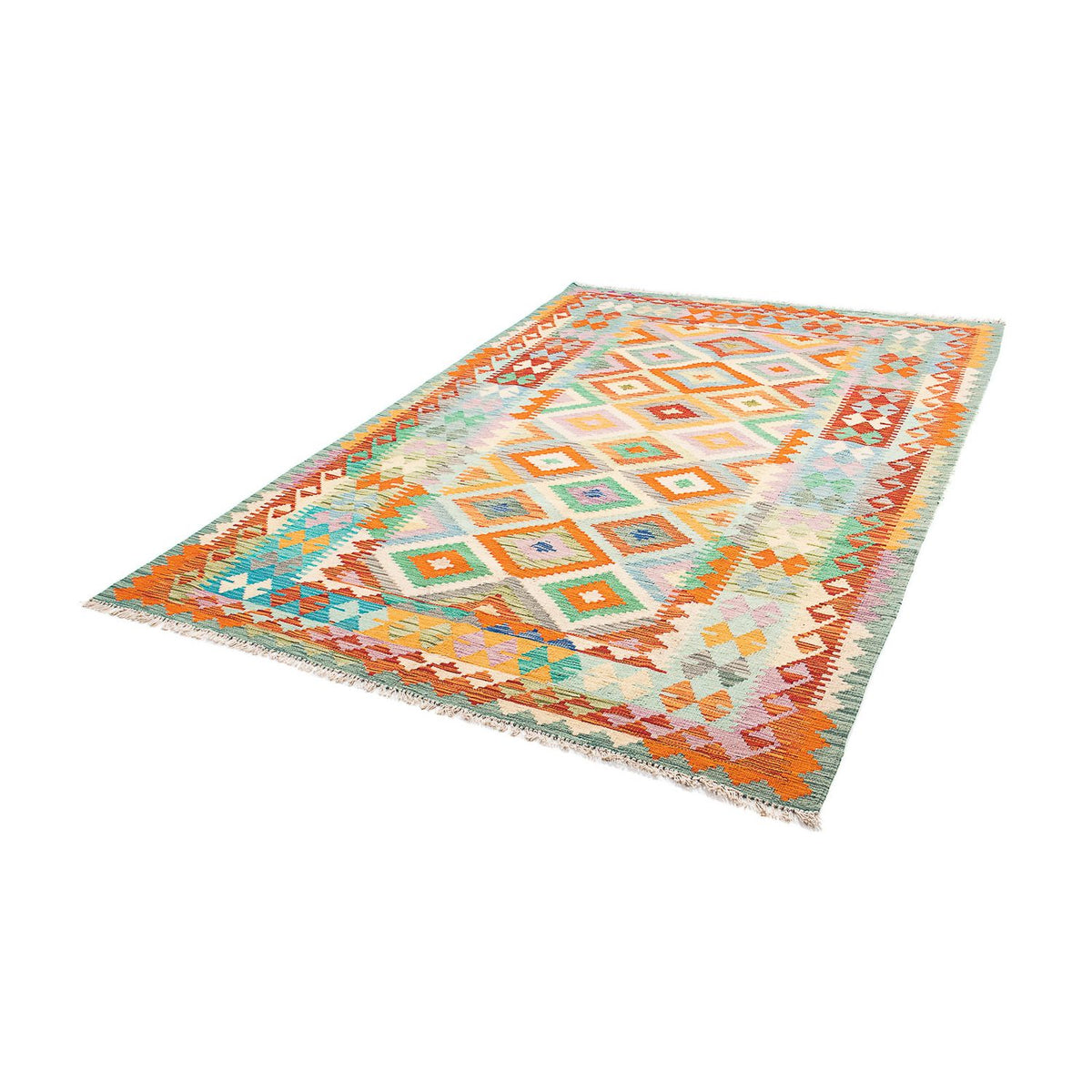 Tappeto Kelim - Splash - 250 x 169 cm - multicolore