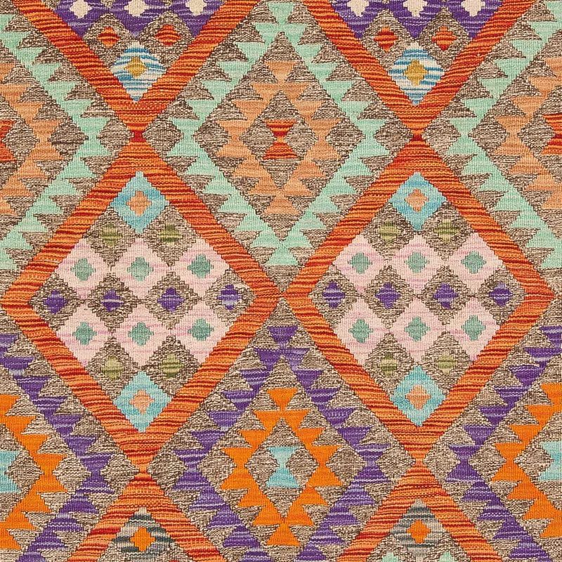 Tappeto Kelim - Splash - 194 x 154 cm - multicolore