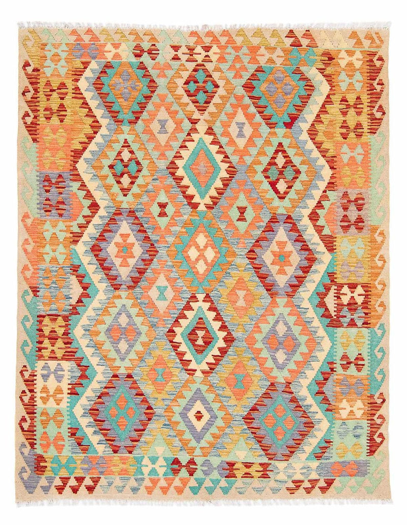 Tappeto Kelim - Splash - 193 x 158 cm - multicolore