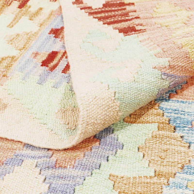 Tappeto Kelim - Splash - 193 x 158 cm - multicolore
