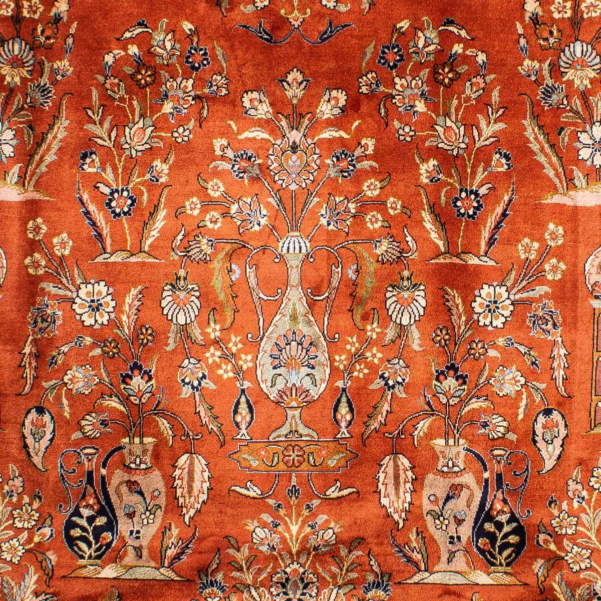 Tappeto Persero - Keshan - 276 x 215 cm - ruggine