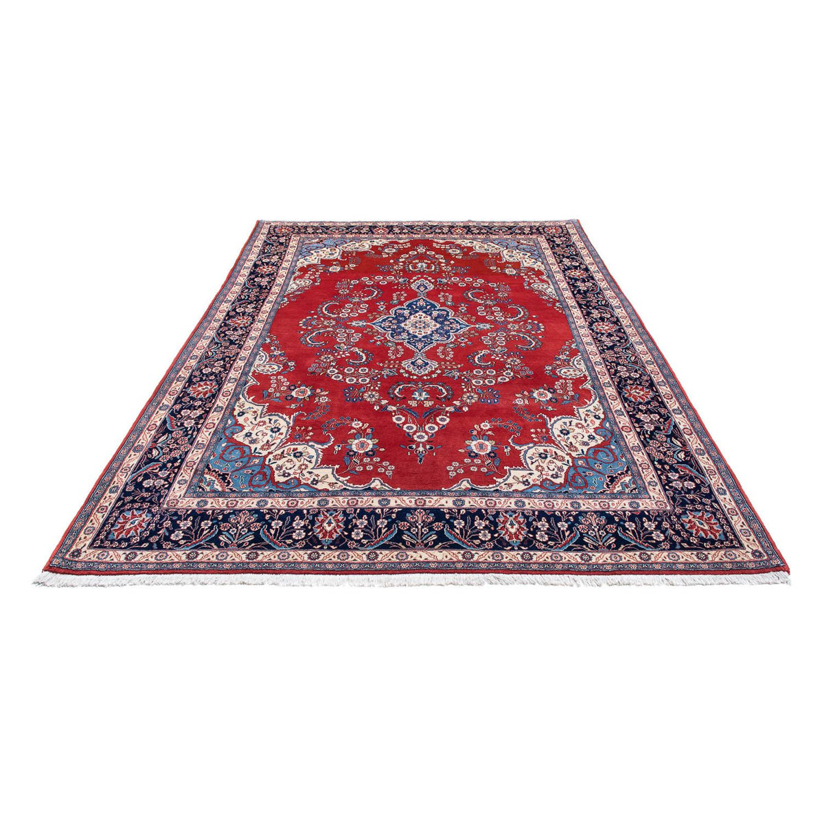 Tappeto Persero - Keshan - 315 x 210 cm - rosso scuro