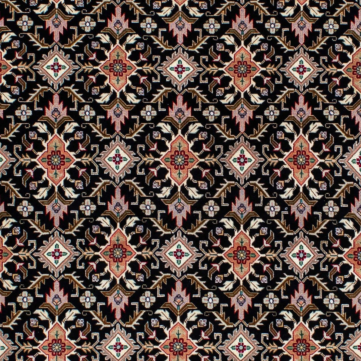 Tappeto Persero - Tabriz - Premio - 205 x 154 cm - blu scuro