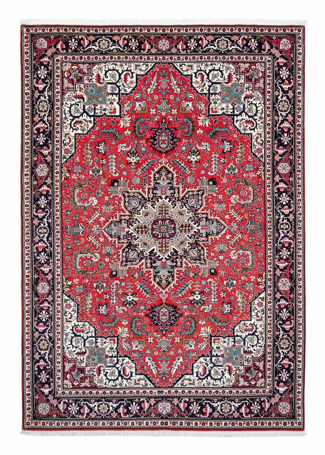 Tappeto Persero - Tabriz - Reale - 315 x 205 cm - rosso
